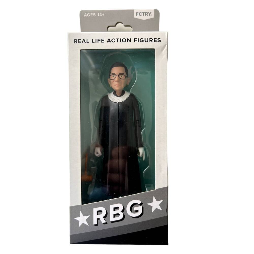 Ruth Bader Ginsburg RBG FCTRY Real Life Action Figures New Mike Leavitt